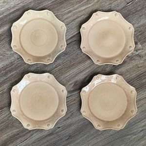 Retired Juliska Berry & Thread Salad / Dessert Plates Set of 4